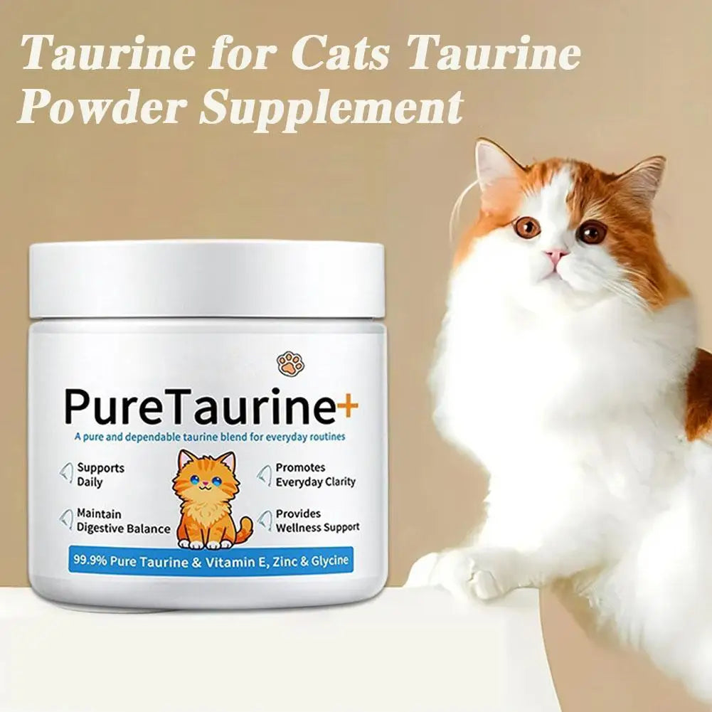 Taurine pure 99,9% pour chat – Santé cœur & vision | Yo Wel