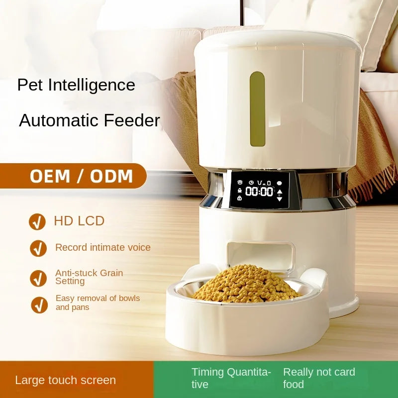 Mangeoire automatique WiFi 5G pour chats — Conservation & minuterie
