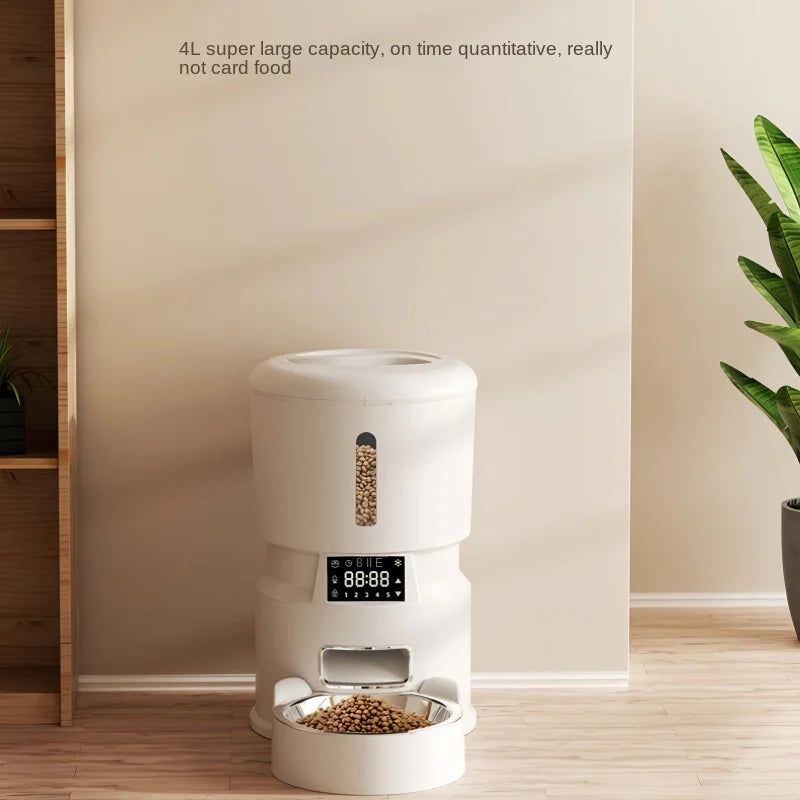 Mangeoire automatique WiFi 5G pour chats — Conservation & minuterie