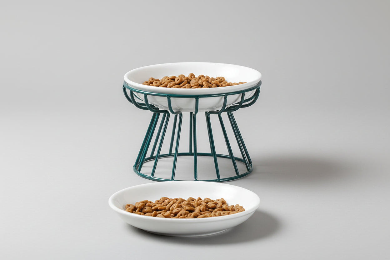 Bol surélevé céramique pour chats