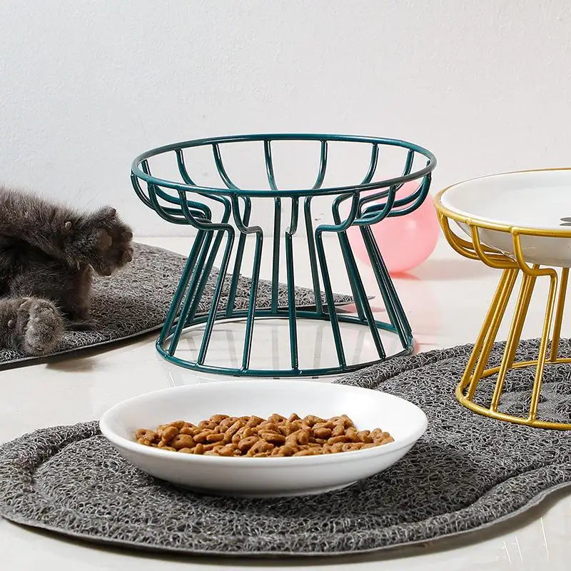 Bol surélevé céramique pour chats