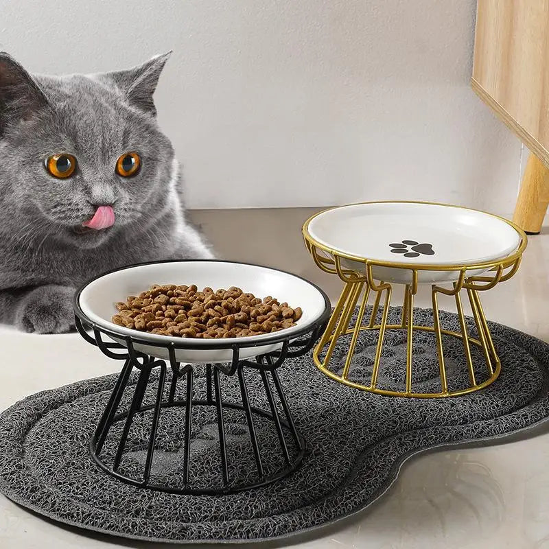 Bol surélevé céramique pour chats