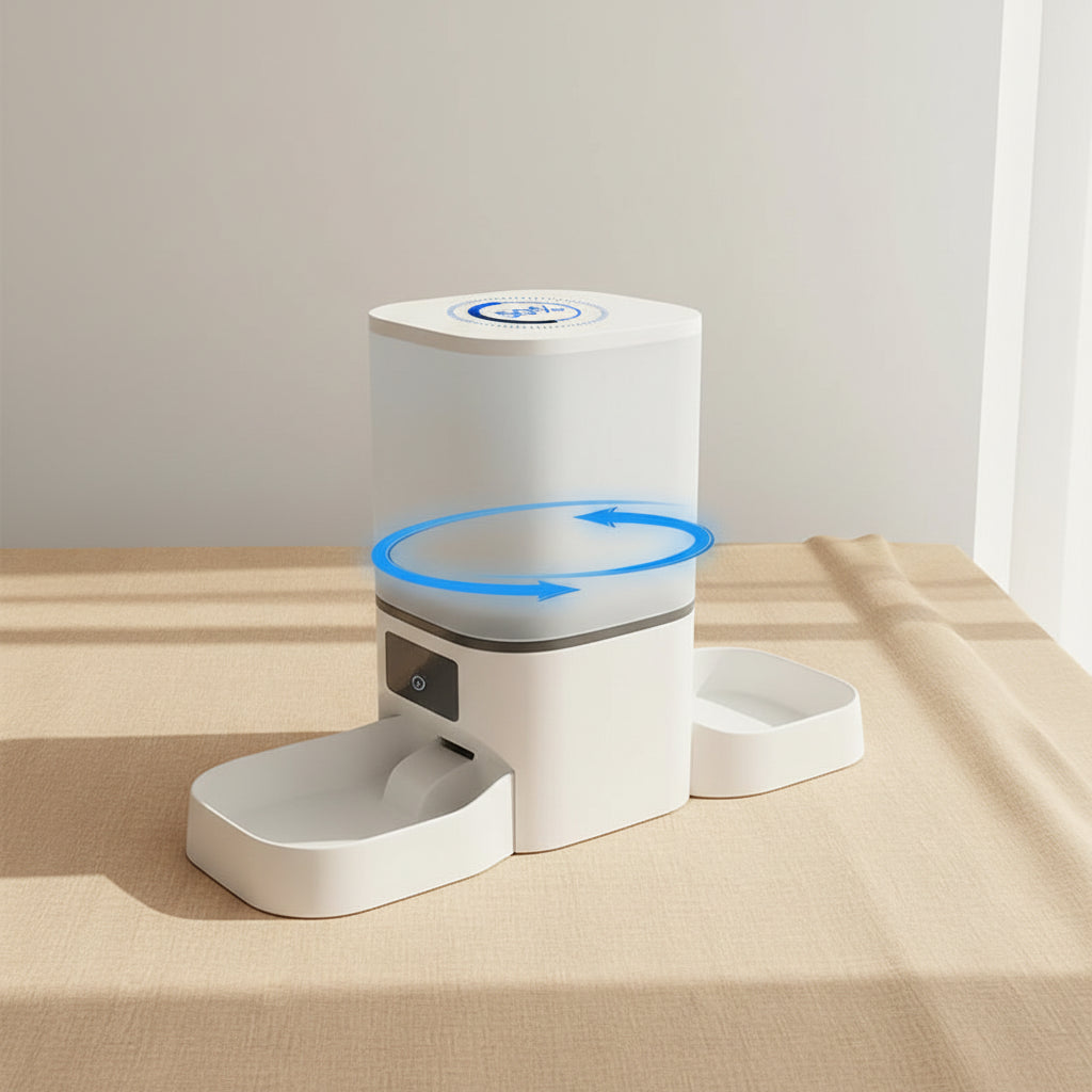 Mangeoire automatique WiFi 6L double repas pour chats