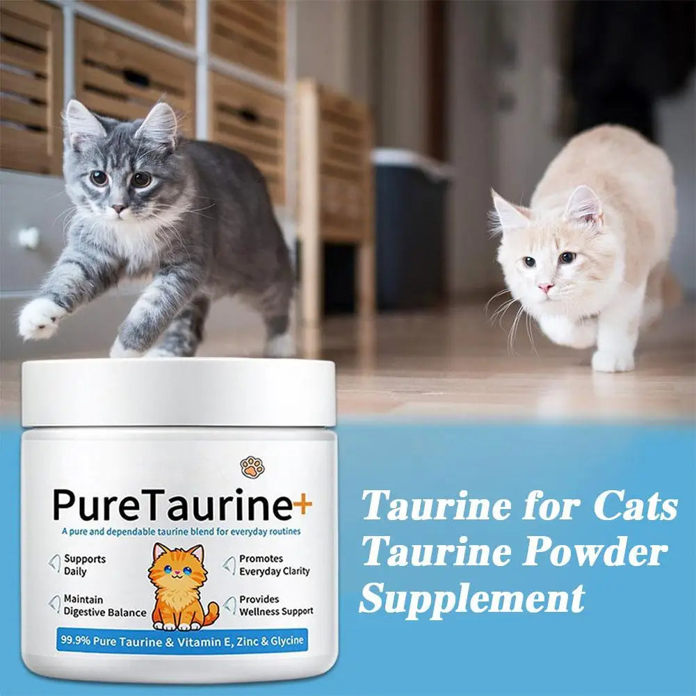 Taurine pure 99,9% pour chat – Santé cœur & vision | Yo Wel
